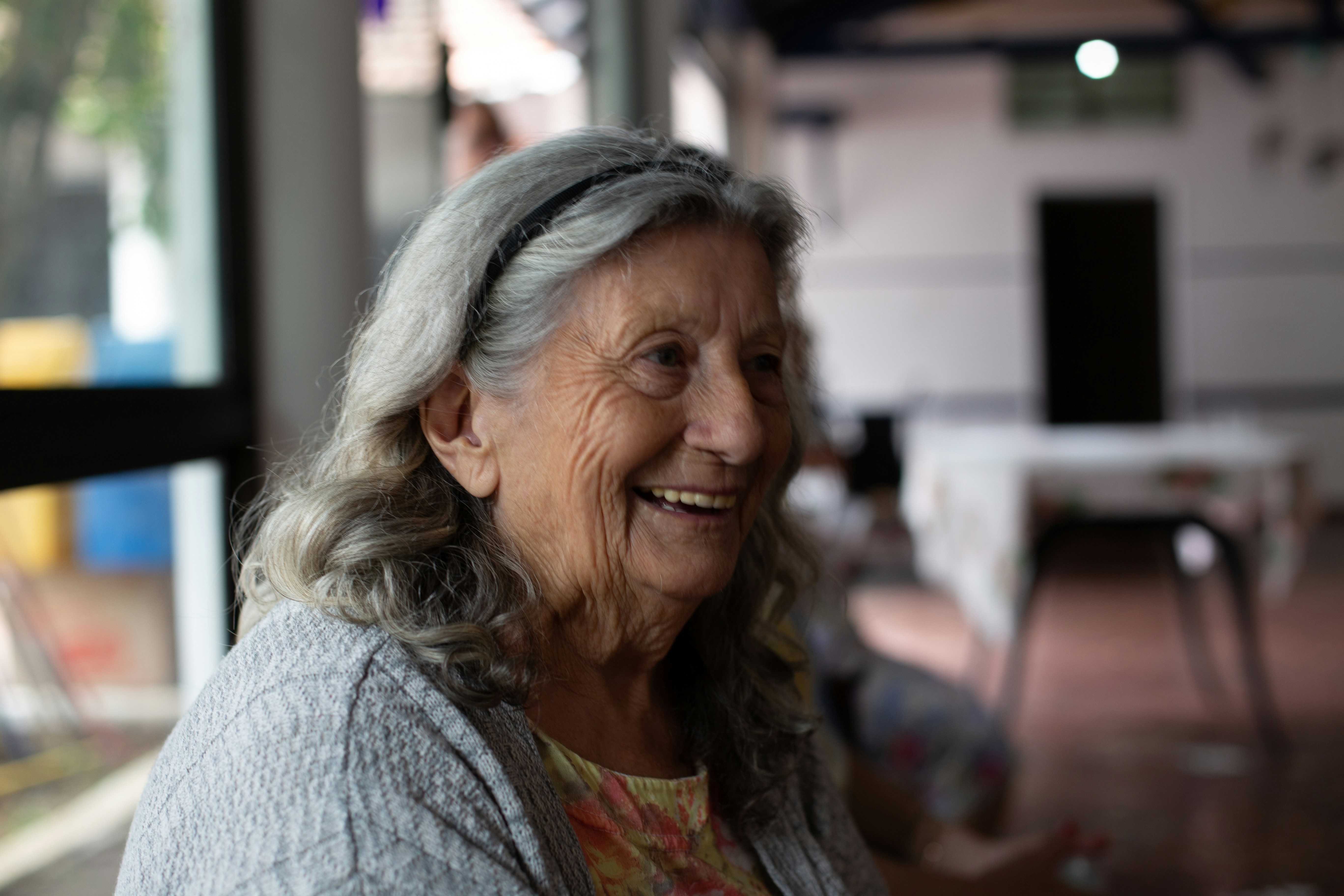 Senior person receiving compassionate support